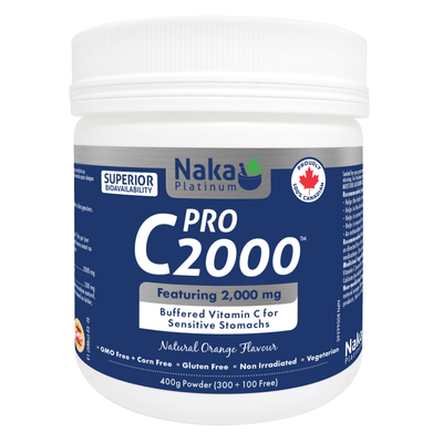 Platinum C2000 Vitamine C -Naka Herbs -Gagné en Santé
