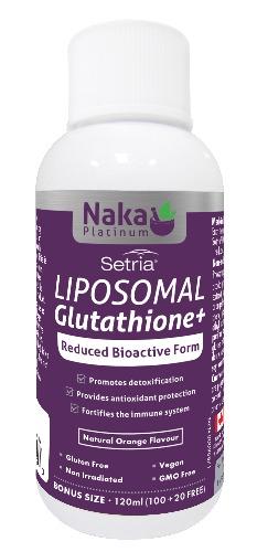 Platinum Lipomosal Glutathione + -Naka Herbs -Gagné en Santé