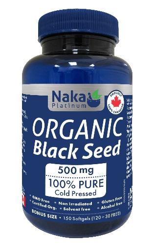 Platinum Organic Black Seed -Naka Herbs -Gagné en Santé