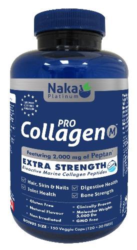 Platinum Pro collagène marine 500 mg -Naka Herbs -Gagné en Santé