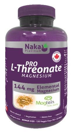 Platinum Pro L-Threonate Magnesium -Naka Herbs -Gagné en Santé