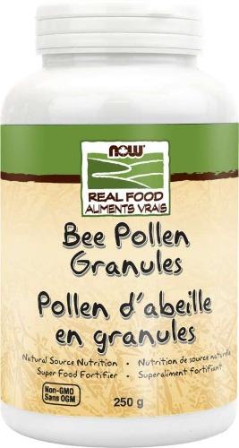 Pollen d'Abeille en granules 250 g -NOW -Gagné en Santé
