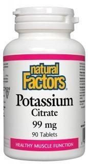 Potassium Citrate -Natural Factors -Gagné en Santé