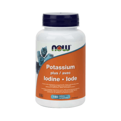 Potassium+ Iode 225 mcg -NOW -Gagné en Santé