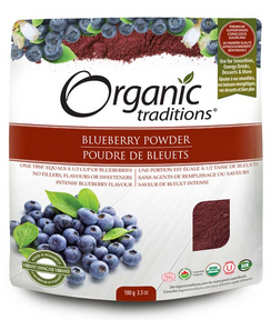 Poudre de Bleuet -Organic Traditions -Gagné en Santé
