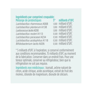 Genuine health - santé intestinale évoluée probiotique (5m) enfants limonade - 30 c. croq..