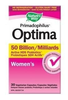Probiotiques Primadophilus® Optima 50 Milliards pour femmes -Nature's Way -Gagné en Santé