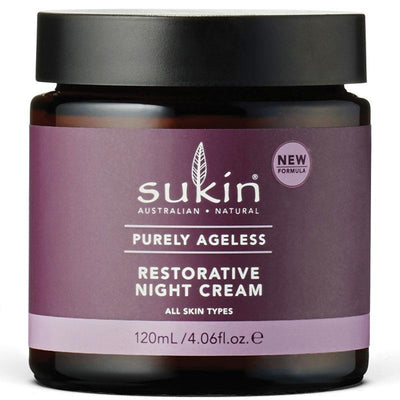 Purely Ageless | Crème de nuit restorative -Sukin Organics -Gagné en Santé