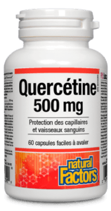 Quercétine 500 mg -Natural Factors -Gagné en Santé