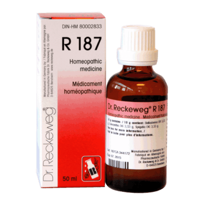 R187 Douleur névralgique, Otite, glaucome, mal de dents -Dr. Reckeweg -Gagné en Santé