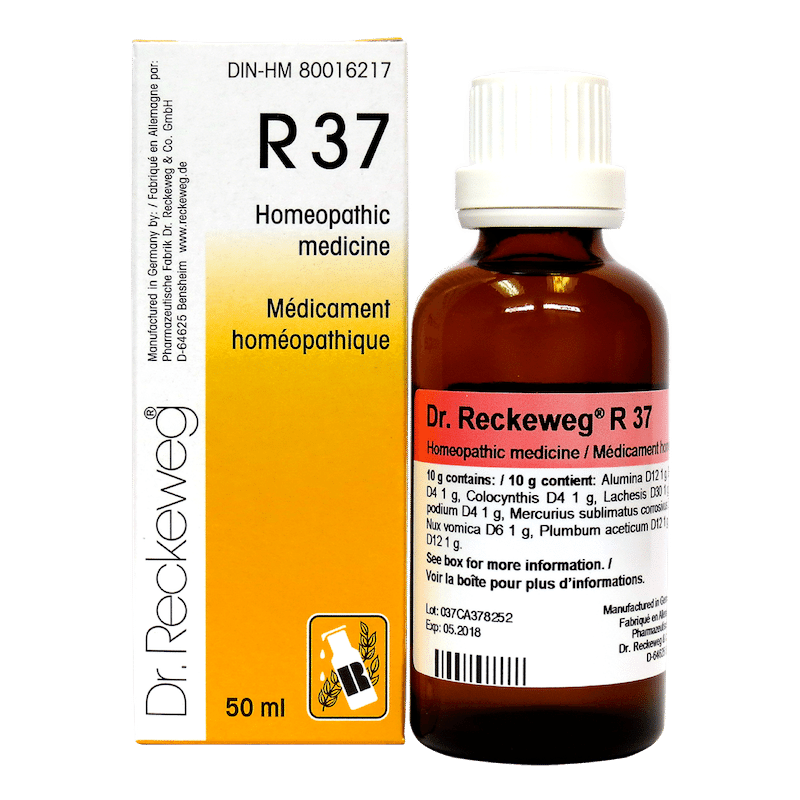 Dr. reckeweg - r37 douleur intestinale - 50 ml