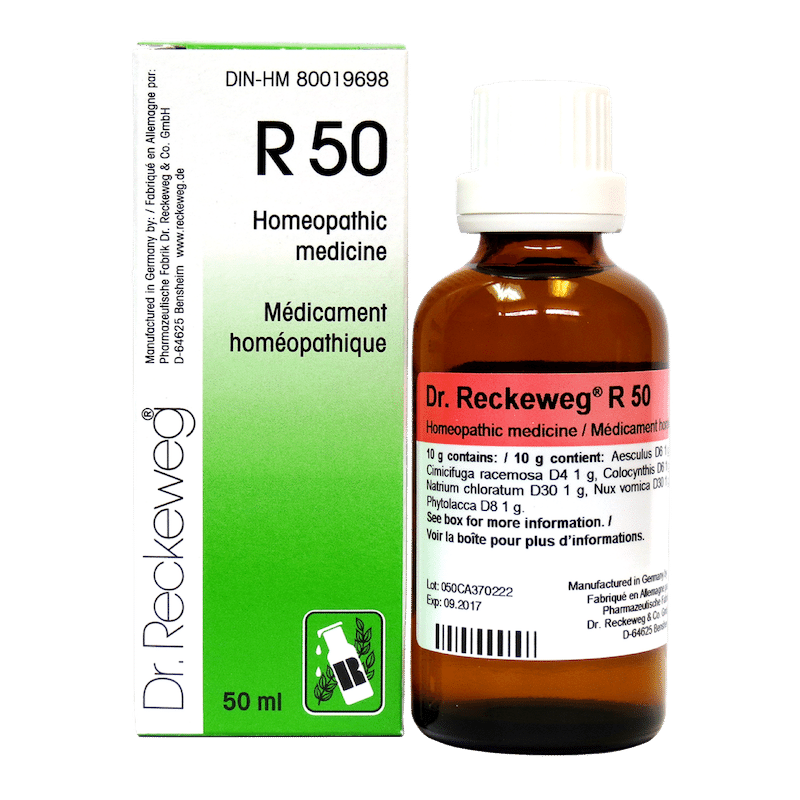 Dr. reckeweg
 - r50 maux gynécologiques du saccrum - 50 ml
