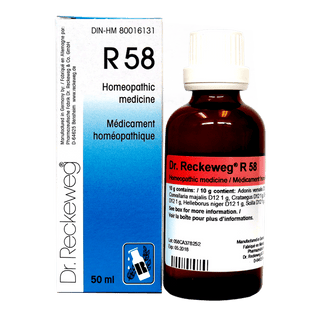 Dr. reckeweg
 - r58 insuffisance cardiaque - 50 ml