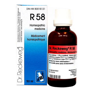 Dr. reckeweg
 - R58 insuffisance cardiaque - 50 ml
