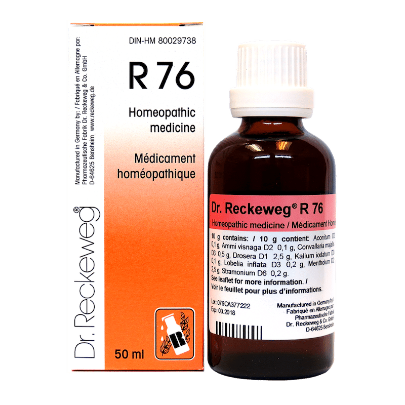 Dr. reckeweg - r76 asthme aigue - 50 ml