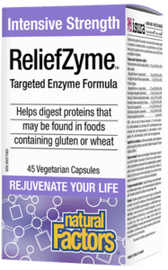 ReliefZyme -Natural Factors -Gagné en Santé