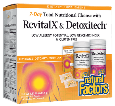RevitalX & Detoxitech -Natural Factors -Gagné en Santé