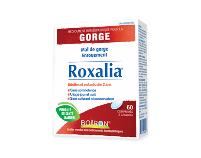 Roxalia - Maux de gorge et Enrouement -Boiron -Gagné en Santé