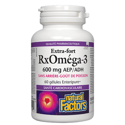Natural factors Rxoméga-3 extra-Fort, 60 gélules