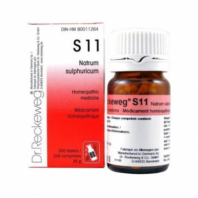 S11 | Natrum sulphuricum -Dr. Reckeweg -Gagné en Santé