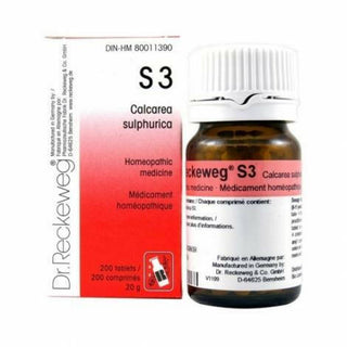 Dr. reckeweg
 - s3 calcarea sulphurica - 12 x 200 comp..