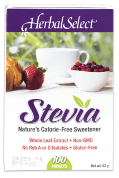 Sachets de Stevia naturel -HerbalSelect -Gagné en Santé