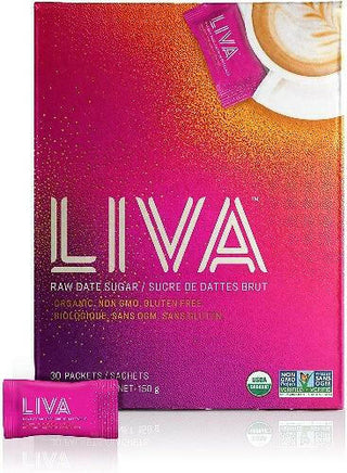 Sachets de sucre de dattes brut.