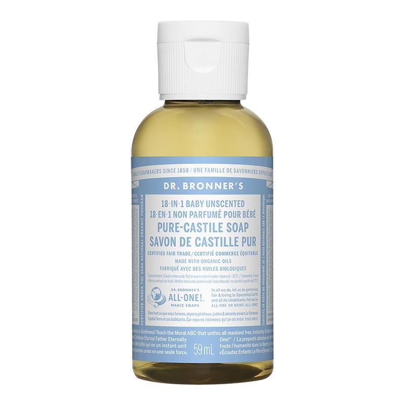 Savon Liquide Castile - Sans Parfum -Dr. Bronner's -Gagné en Santé