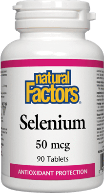 Sélénium -Natural Factors -Gagné en Santé
