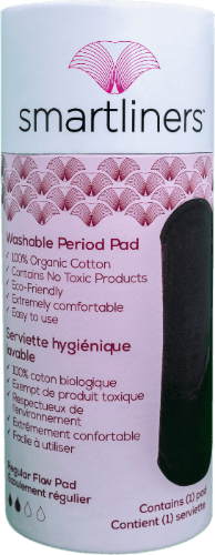 Serviette hygiénique lavable - Écoulement régulier.