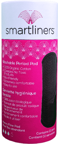 Smartliners - serviette hygiénique lavable - pour écoulement abondant.