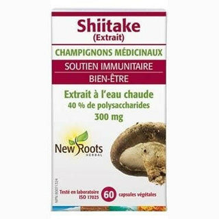 New roots - shiitake 300 mg - 60 vcaps.