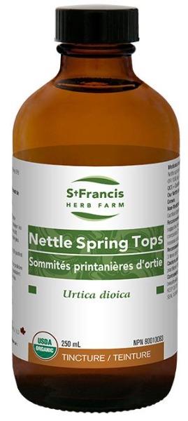 Sommités Printanières d'Ortie (Teinture) -St Francis Herb Farm -Gagné en Santé