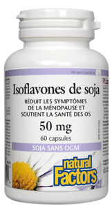 Soy Isoflavone complexe -Natural Factors -Gagné en Santé