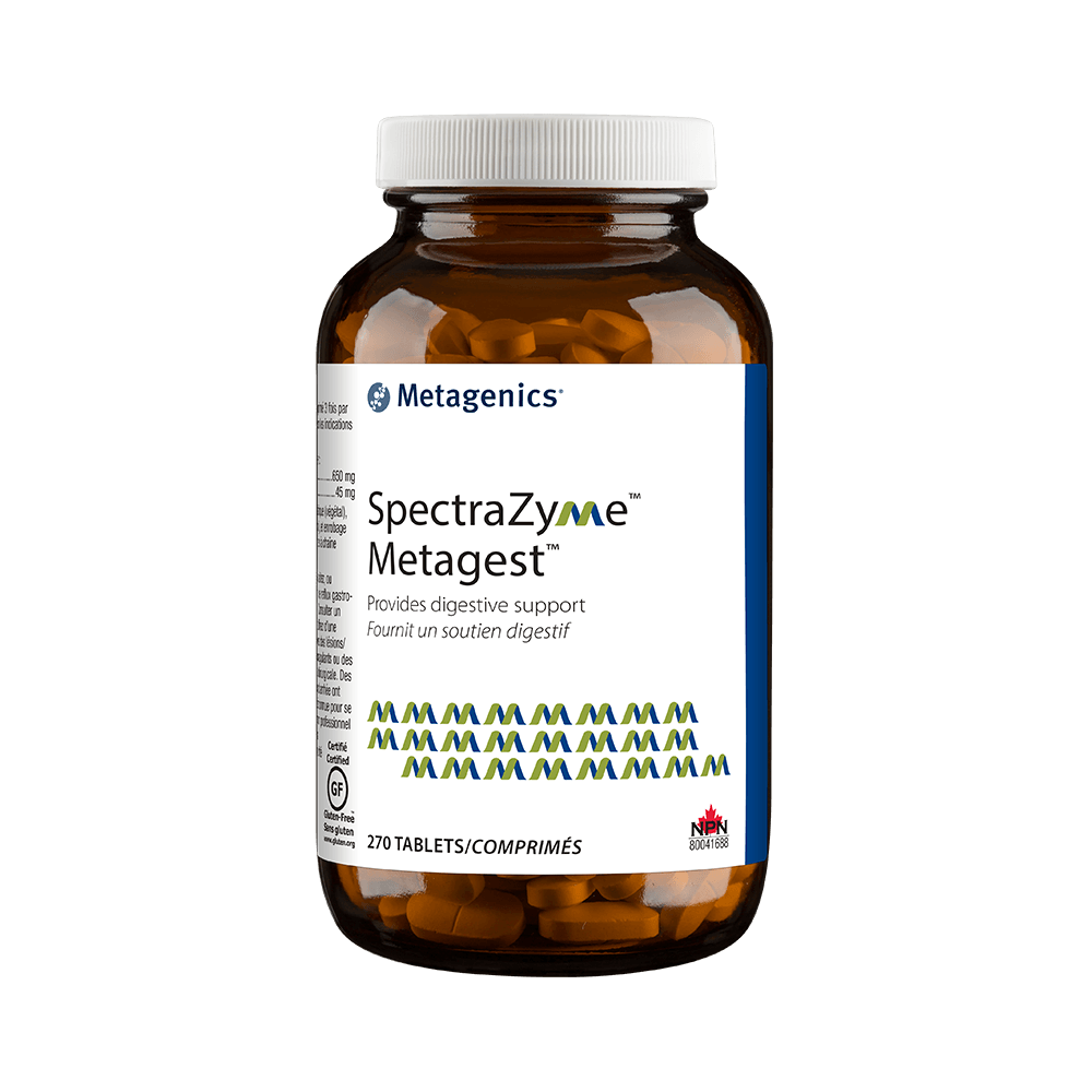 SpectraZyme Metagest fournit un soutien digestif – Gagné en Santé