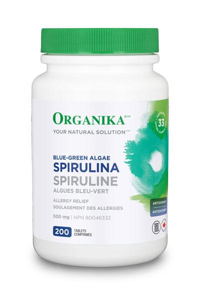 Spiruline | 500 mg -Organika -Gagné en Santé