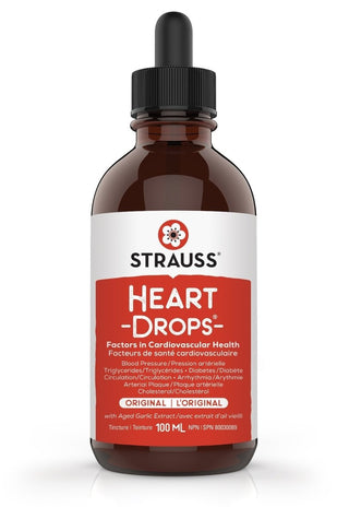 Strauss - Heartdrops Santé Cardiovasculaire -Strauss Naturals -Gagné en Santé