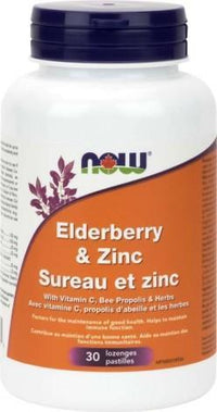 Sureau et Zinc | avec vitamine C -NOW -Gagné en Santé