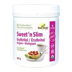 Sweet ’n Slim Érythritol -New Roots Herbal -Gagné en Santé