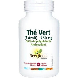 Thé vert - 250 mg ∙ 50% polyphenols -New Roots Herbal -Gagné en Santé