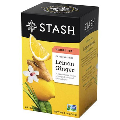 Thé vert citron gingembre -Stash tea -Gagné en Santé