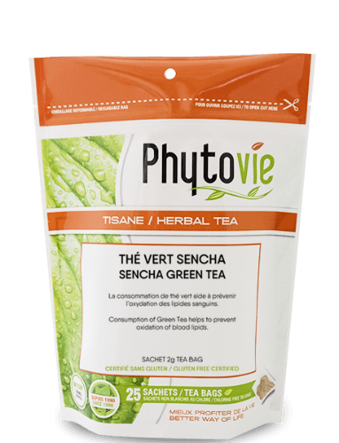 Thé vert sencha -Phytovie -Gagné en Santé