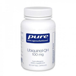 Ubiquinol-QH 100 mg -Pure encapsulations -Gagné en Santé