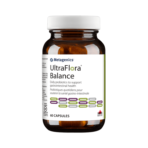 Metagenics UltraFlora Balance, 15 milliards d'UFC · 60 capsules