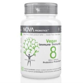 Vegan immunité (4 souches, 8 milliards) -Nova Probiotics -Gagné en Santé