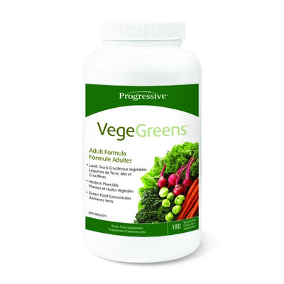 VegeGreens Capsules -Progressive Nutritional -Gagné en Santé