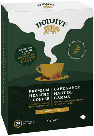 Dodjivi - café santé haut de gamme aux champignons bio (vitalité) 30 x 3.1g