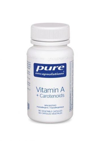 Vitamin A + Carotenoids -Pure encapsulations -Gagné en Santé