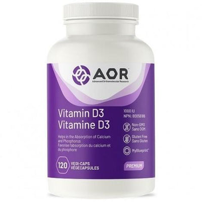 Vitamin D3 -AOR -Gagné en Santé