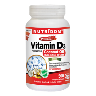 Nutridom - vitamine d3 + k2 - huile tcm - 120 gelules